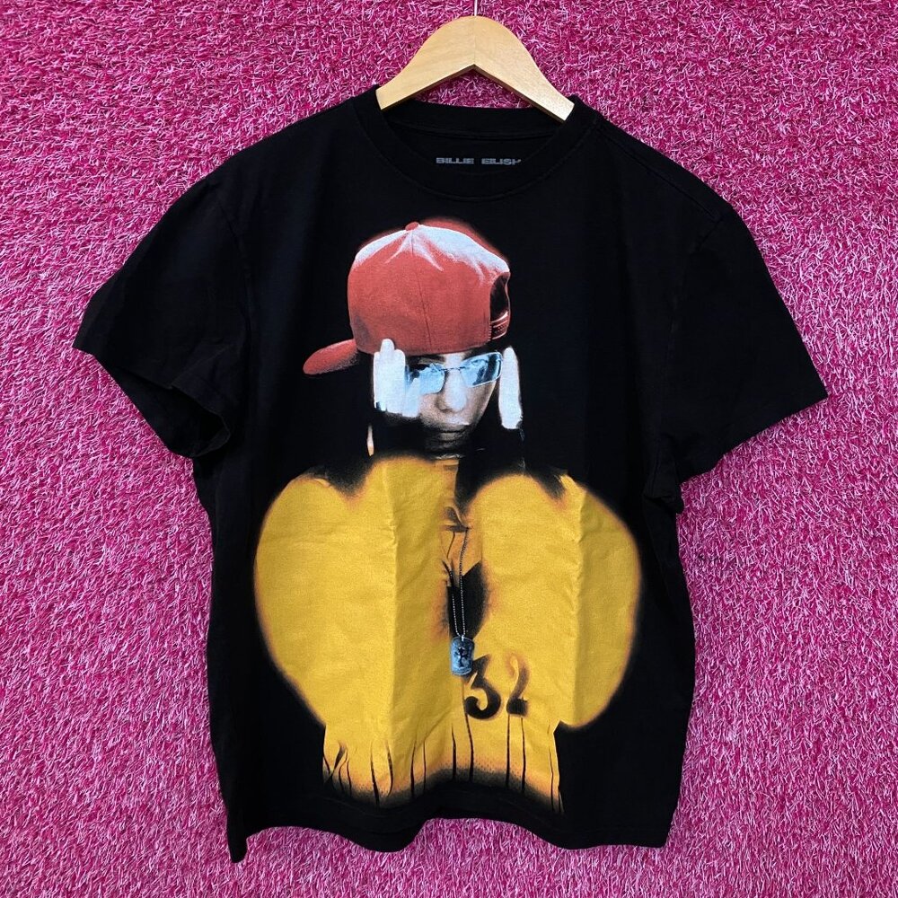 Billie Eilish Hit Me Hard and Soft The Tour Graphic T-shirt Medium Small